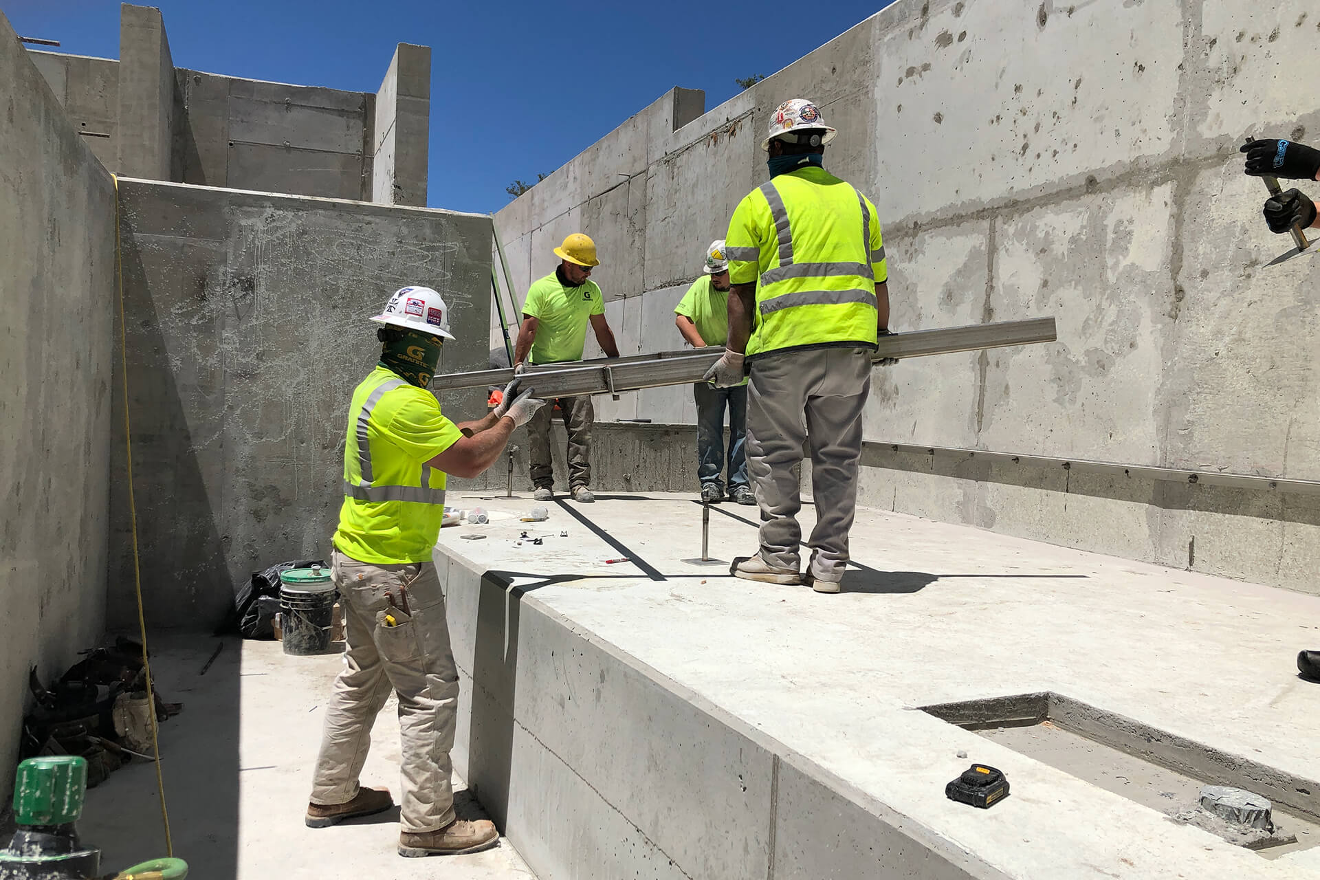 Final Floor Pour Marks Project Milestone at Derby Dam